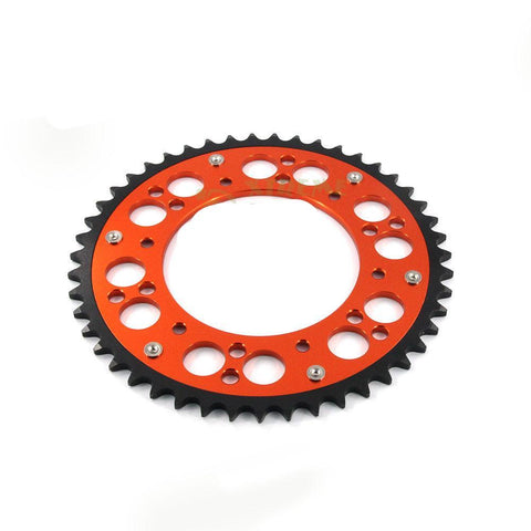 48T CNC couronne arrière pour KTM 125 150 200 250 300 400 450 520 525  EXC SX MXC XC XCW EGS SXF XCF XCWF MX SMR MSC Motocross